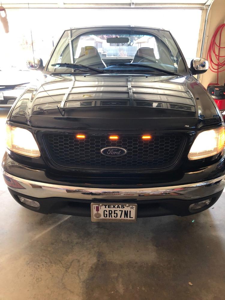 Ford F150 1997-03 Raptor Style Extreme LED grill Kit - Customer Photo From Henry Harris