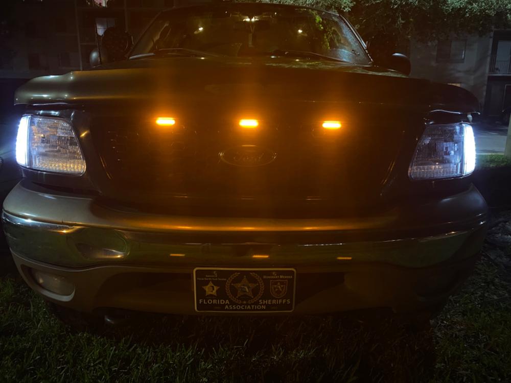 Ford F150 1997-03 Raptor Style Extreme LED grill Kit - Customer Photo From Anthony Perez