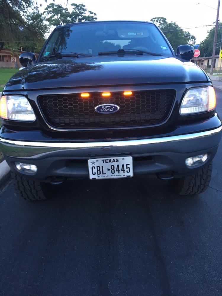 Ford F150 1997-03 Raptor Style Extreme LED grill Kit - Customer Photo From Mario Gonzales
