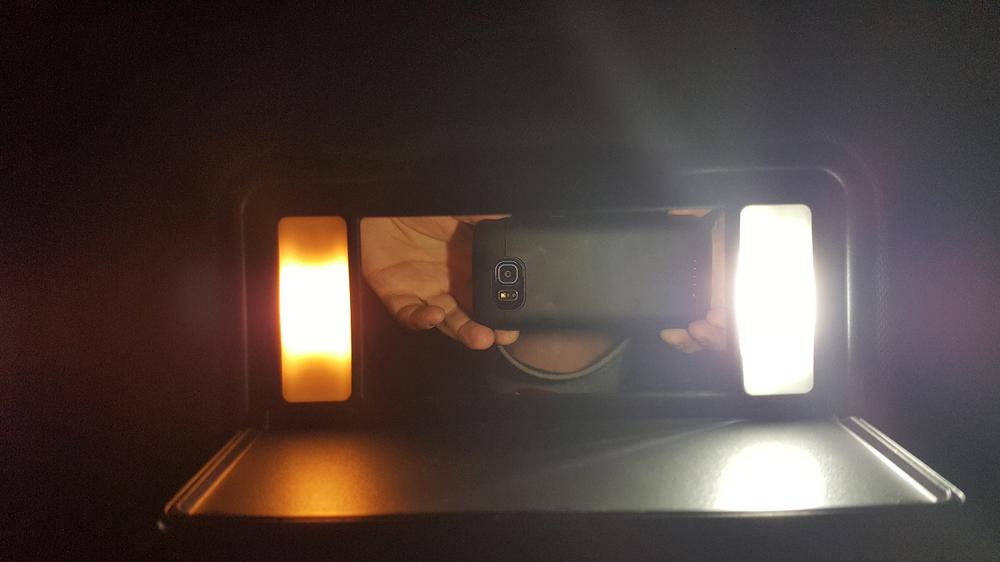 2015-17 F-150 Front Interior Vanity Mirror LED Light Bulbs - Customer Photo From Chris C.