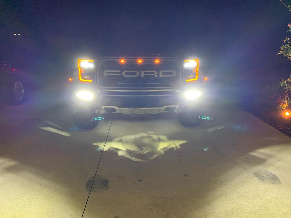 2017 - 2020 Raptor Spartan Series CREE LED Tri-Fog Lights - Customer Photo From Thomas H