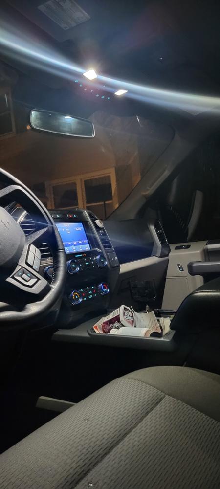 2015 - 2020 F150 Front Interior CREE LED Map Light Bulbs - Customer Photo From Bradley G.