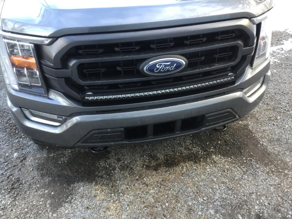 2021 - 2023 F150 PALADIN 180W Curved CREE XTE LED Bumper Bar - Customer Photo From James R.