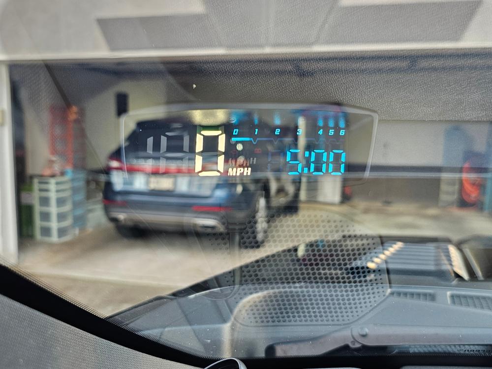 2021 - 2023 F150 MKII Heads Up Display (HUD) Windshield Display System - Customer Photo From CHRISTOPHER P.