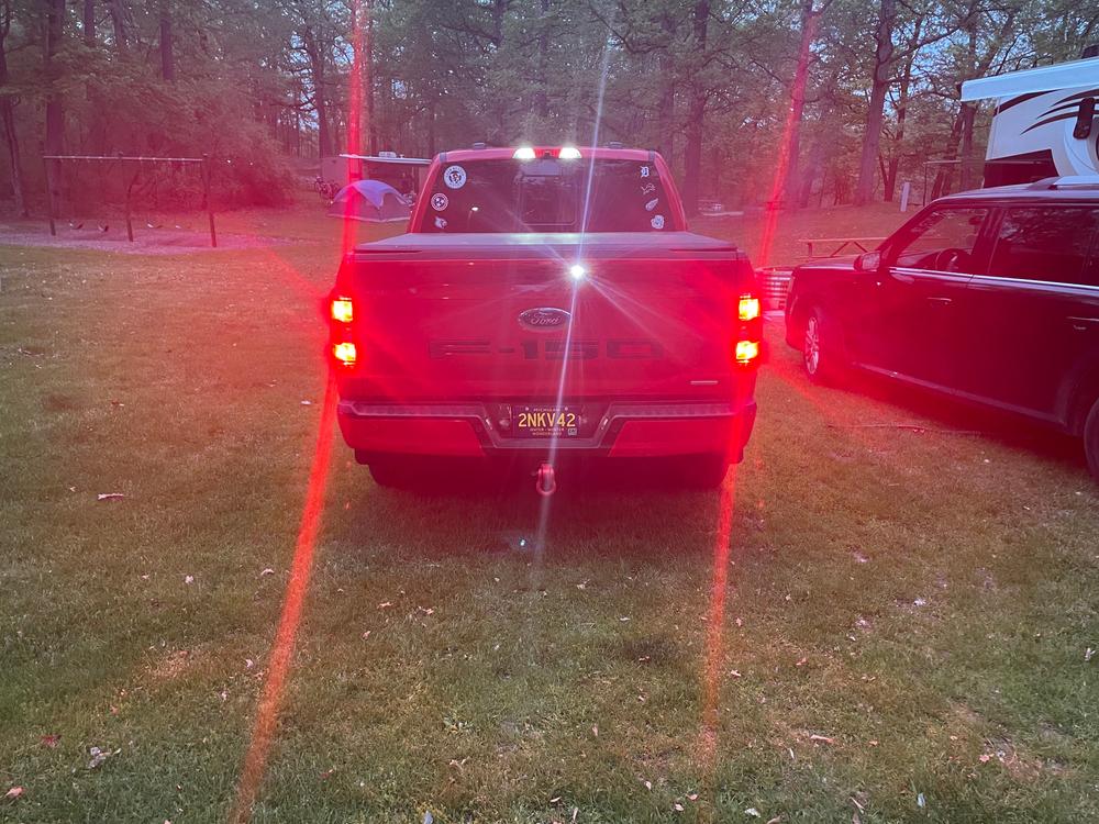 2021 - 2023 F150 CREE TAIL & BLINKER LED BULBS - Customer Photo From Justin