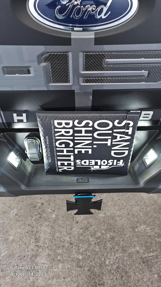 2021 - 2023 F150 License Plate Tag LED Bulbs - Customer Photo From Dolly J.
