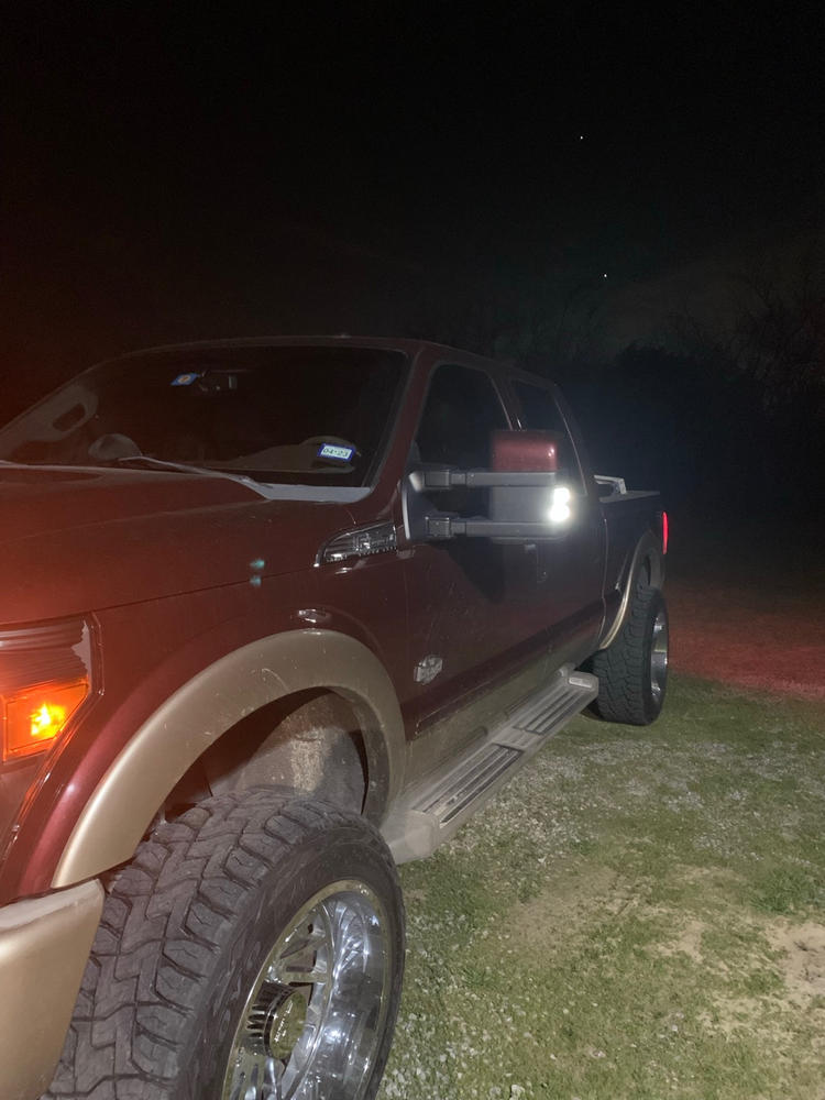 2011-16 SUPER DUTY FRONT MARKER LED LIGHT BULBS - Customer Photo From Benito C.
