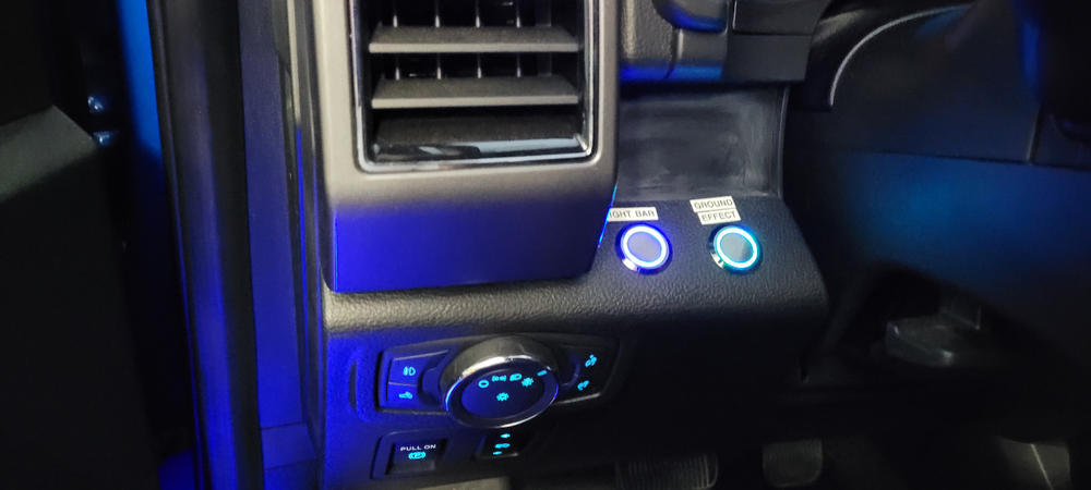 Premium LED In-Dash Switch - Customer Photo From KEVIN A.