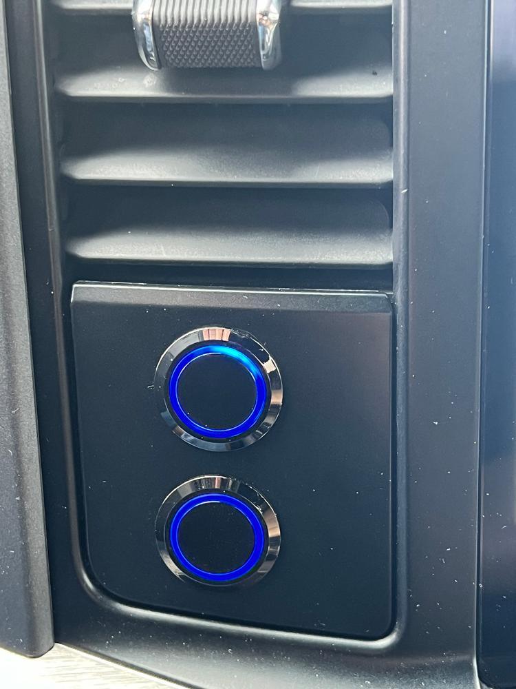 Premium LED In-Dash Switch - Customer Photo From Roger Fox
