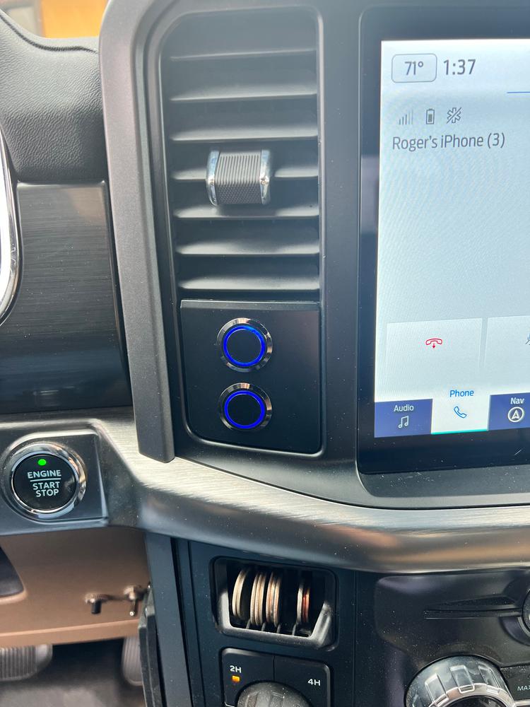Premium LED In-Dash Switch - Customer Photo From Roger F.