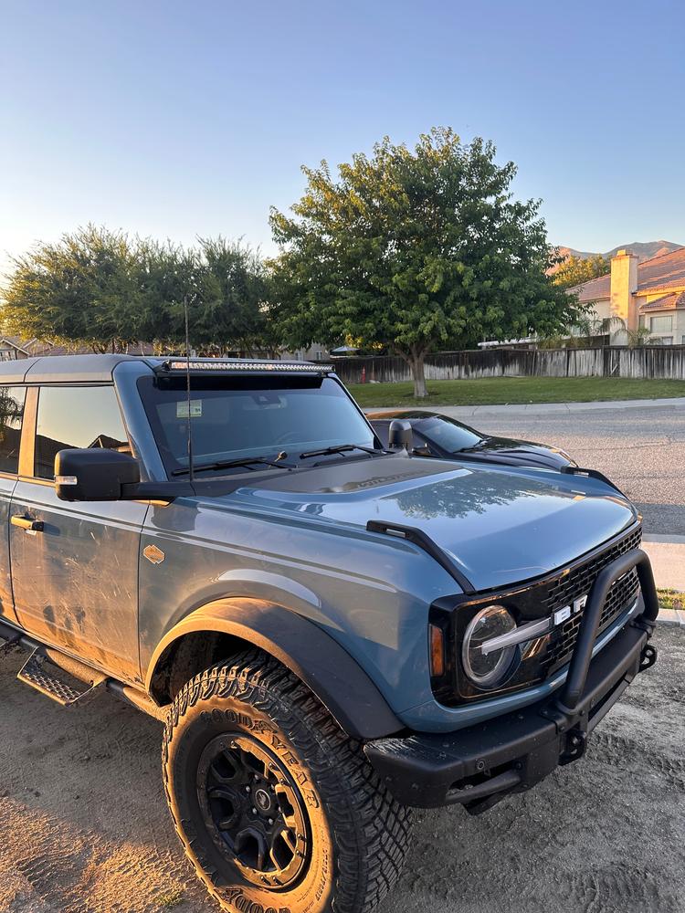2021 - 2023 Ford Bronco Roof Mounted PALADIN 210W CURVED CREE XTE LED BAR - Customer Photo From Steven Gonzalez