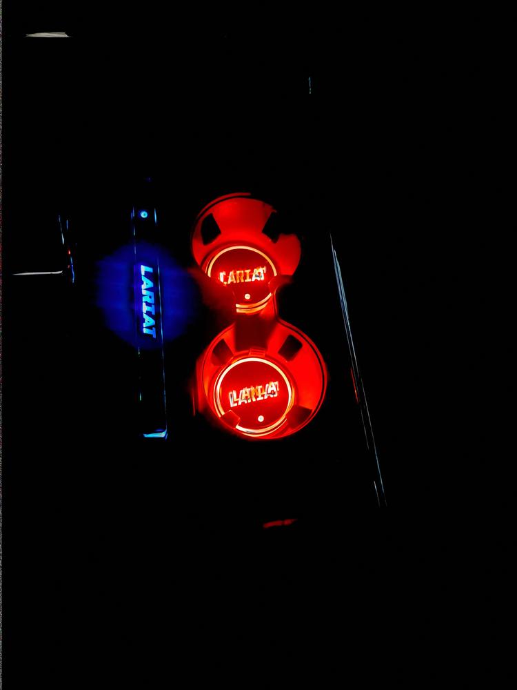 2021 - 2023 F150 LED Console Tray RGB Light - Customer Photo From Giulio C.