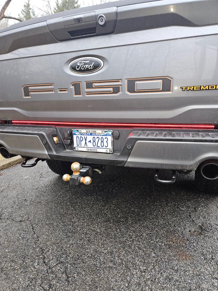 2021 - 2023 F150 Sentinel CREE LED Tailgate Bar - Customer Photo From Luis S.