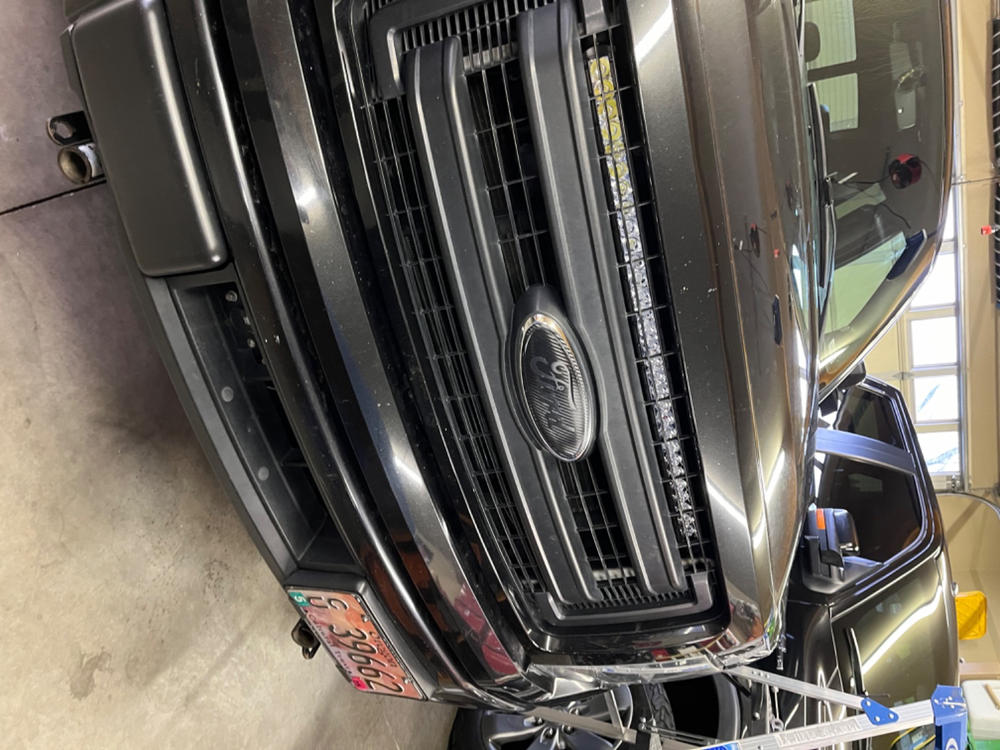 2009-14 F150 32" PALADIN 150W Curved Upper Grille LED Bar - Customer Photo From Tim K.