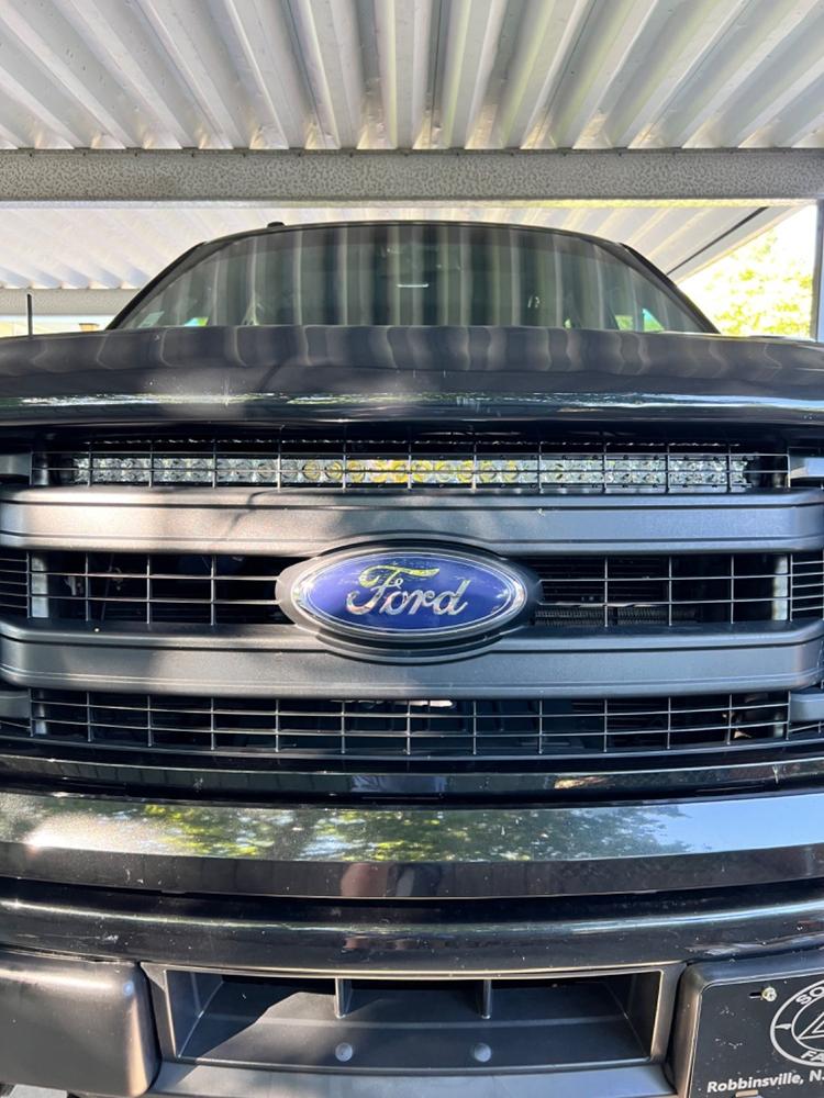 2009-14 F150 32" PALADIN 150W Curved Upper Grille LED Bar - Customer Photo From Mark W.
