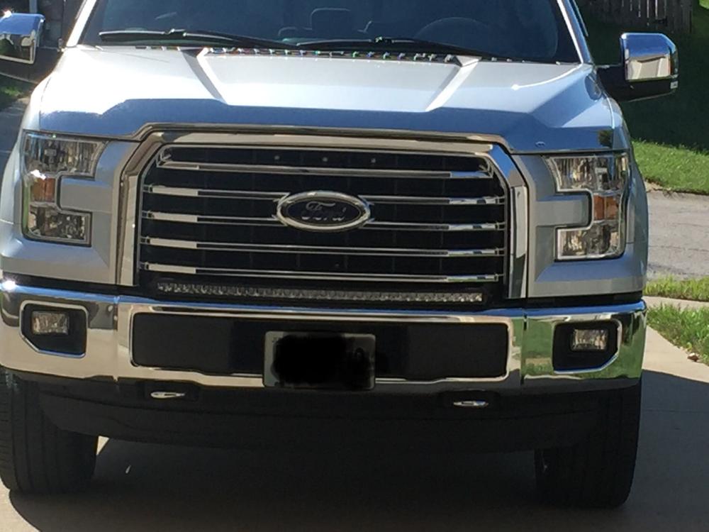 2015 - 2017 F150 PALADIN 180W Curved CREE XTE LED Bumper Bar - Customer Photo From James W.