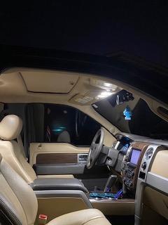 2009 - 2014 F-150 Front Interior LED Bulbs - Customer Photo From Noah T.