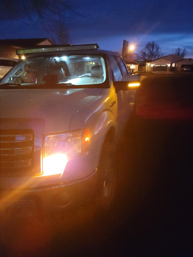 2009 - 2014 F-150 Front Interior LED Bulbs - Customer Photo From Jayce N.