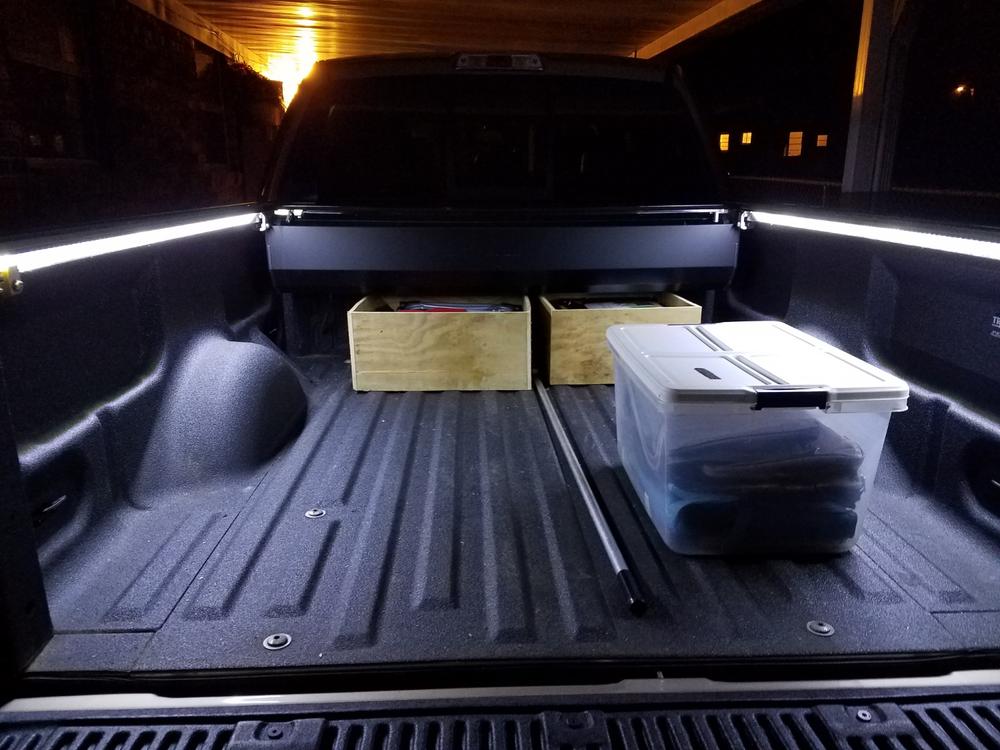 2009-2014 F150 Integrated LED Bed Lighting Kit - Customer Photo From Doug H.