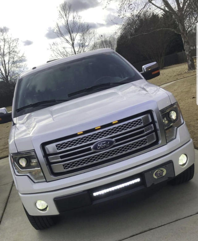 Ford F150 2009-14 F150 Raptor Style Extreme LED grill Kit - Customer Photo From Trey D.