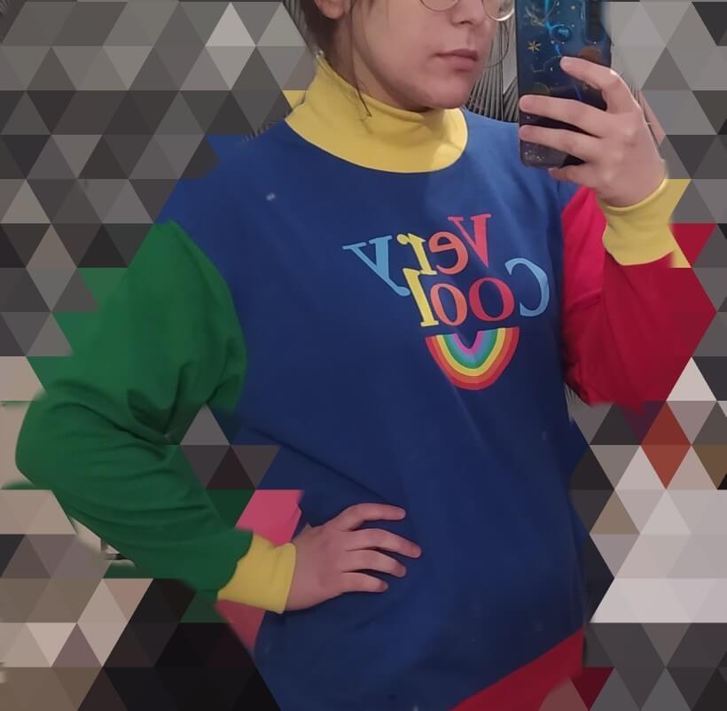 VERY COOL RAINBOW SWEATSHIRT Cosmique Studio