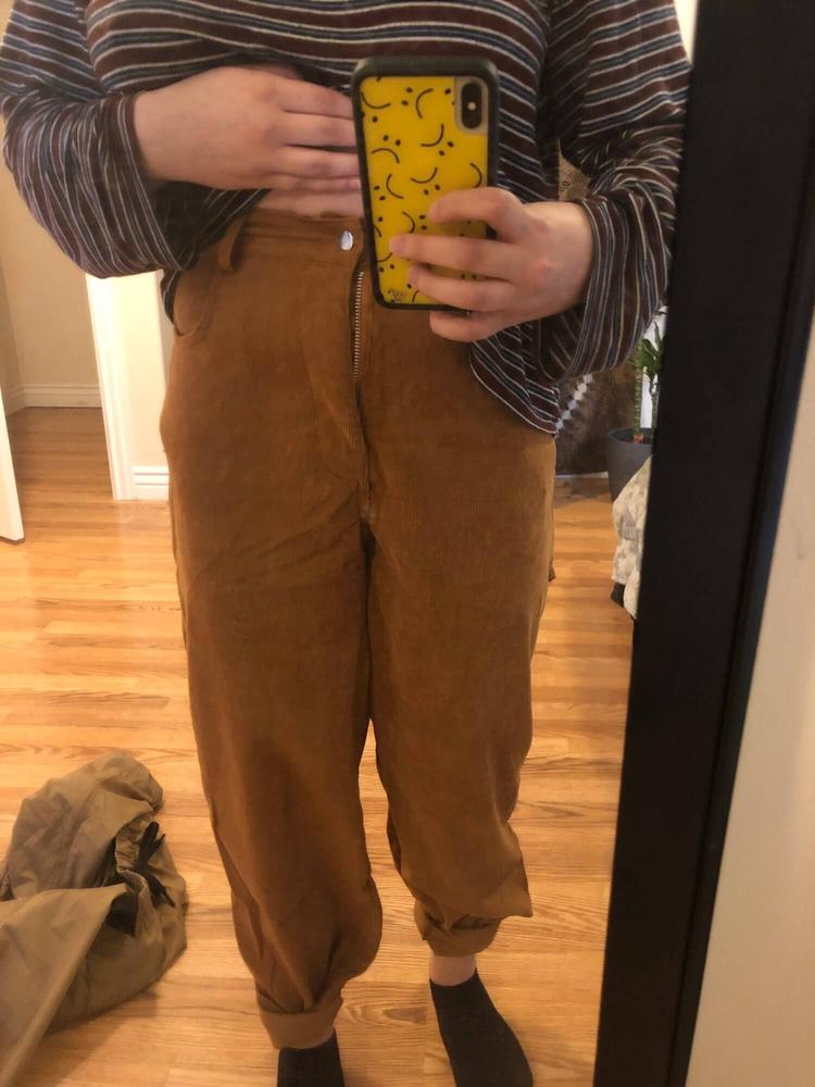 Y2K AESTHETIC CORDUROY PANTS - Cosmique Studio Y2K AESTHETIC CORDUROY PANTS - Cosmique Studio