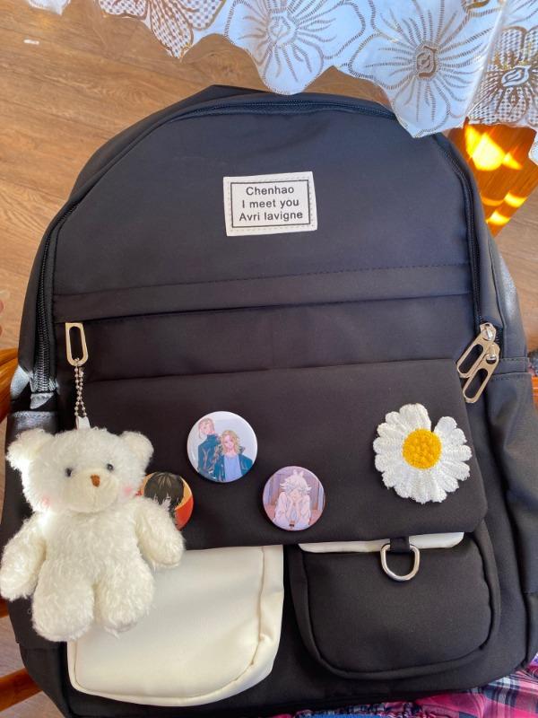 KAWAII BUNNY AND DUCK DESIGN SCHOOL BACKPACK - Cosmique Studio