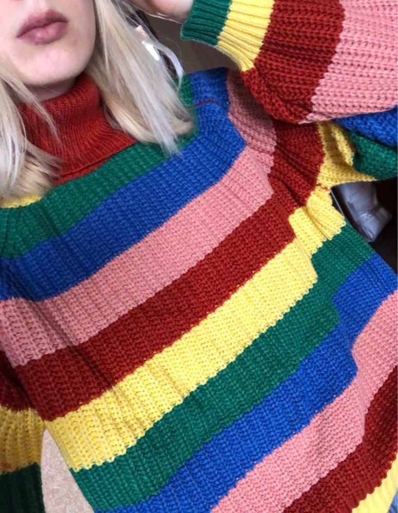 Monki rainbow sweater best sale