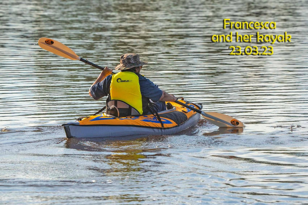 AdvancedFrame Sport Elite Kayak with Pump - Customer Photo From Francesca Suffield