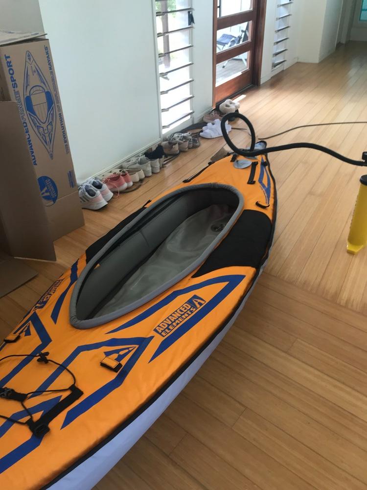 AdvancedFrame Sport Elite Kayak with Pump - Customer Photo From Helen Connolly