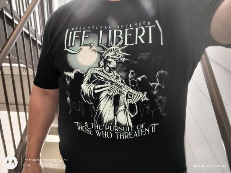 Liberty In Pursuit - 2XL (+$2.00) - Customer Photo From Juan Segura Sr