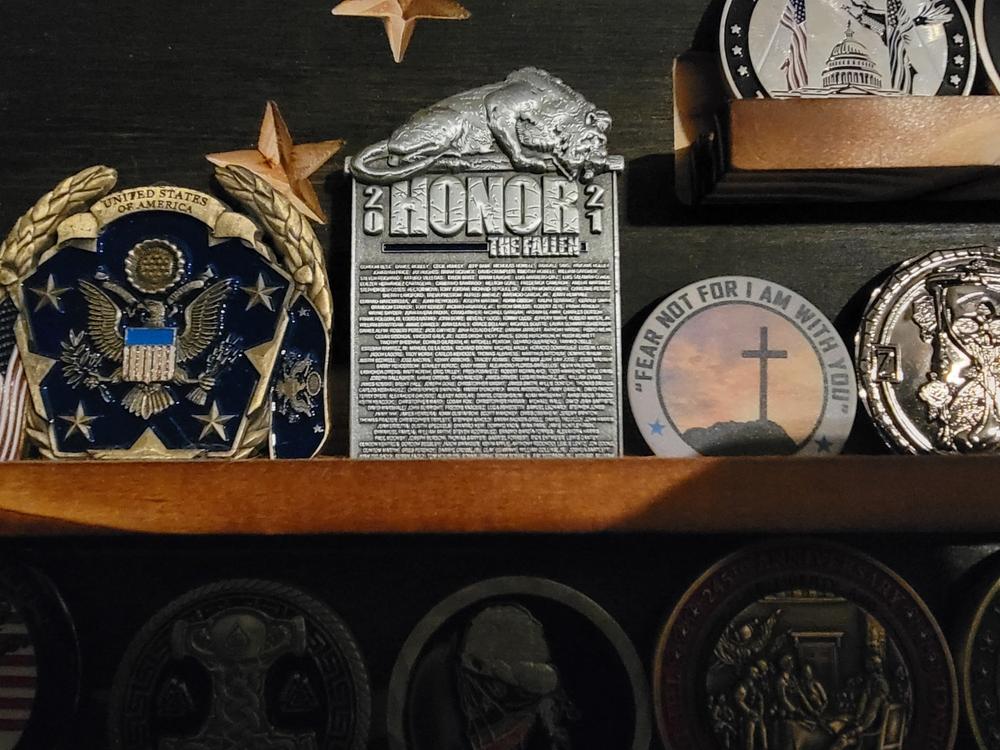 2021 Honor the Fallen Challenge Coin (100% Proceeds Donated NLEOMF & C.O.P.S.) - Customer Photo From Joshua Hendrix