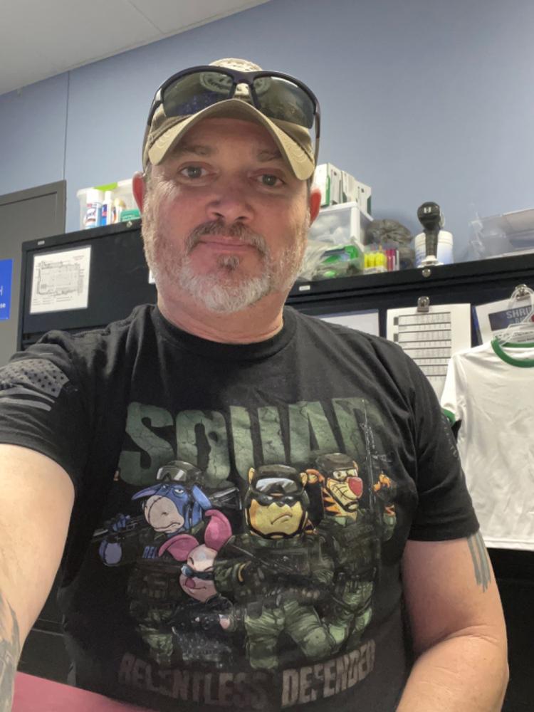 Pew Squad - Unisex T-Shirt, L - Customer Photo From Michael Woodside