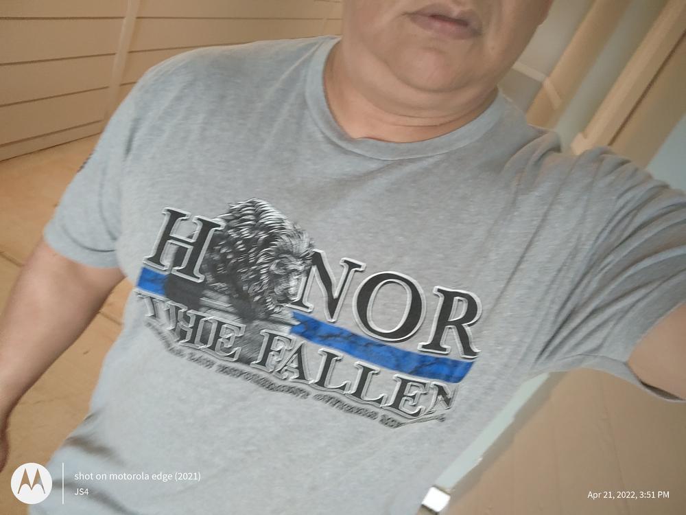 HONOR THE FALLEN (100% PROCEEDS DONATED TO NATIONAL L.E. MEMORIAL FUND) - Customer Photo From Js4