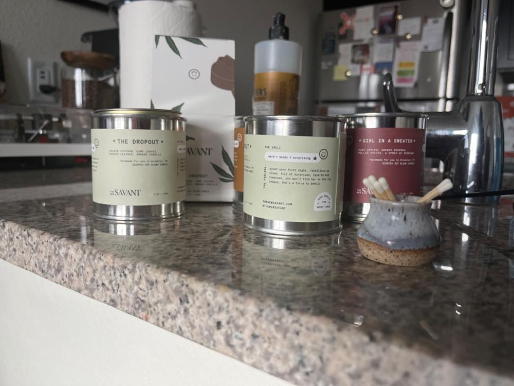 The Dropout Candle - Customer Photo From Tori Meschino
