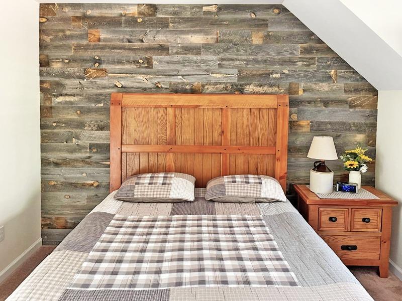 Laramie Reclaimed Wood Planks - Customer Photo From Theresa C.