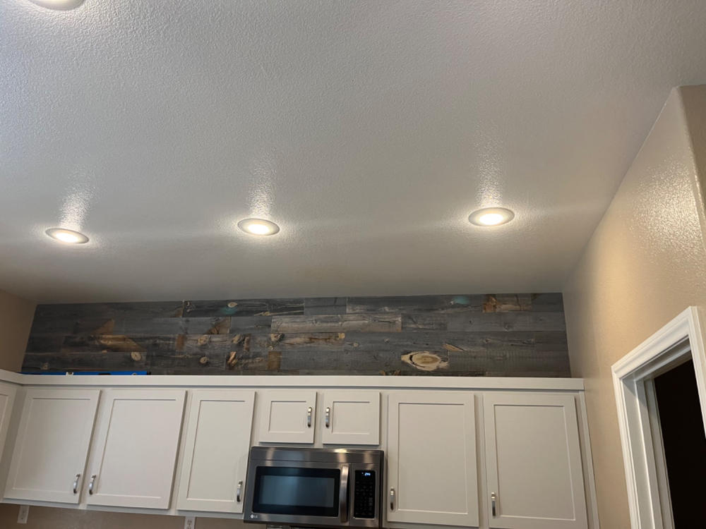 Laramie Reclaimed Wood Planks - Customer Photo From Michelle S.