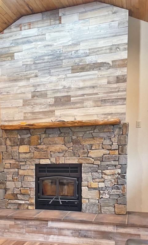 Sundance White Reclaimed Wood Planks - Customer Photo From Jeanene R.