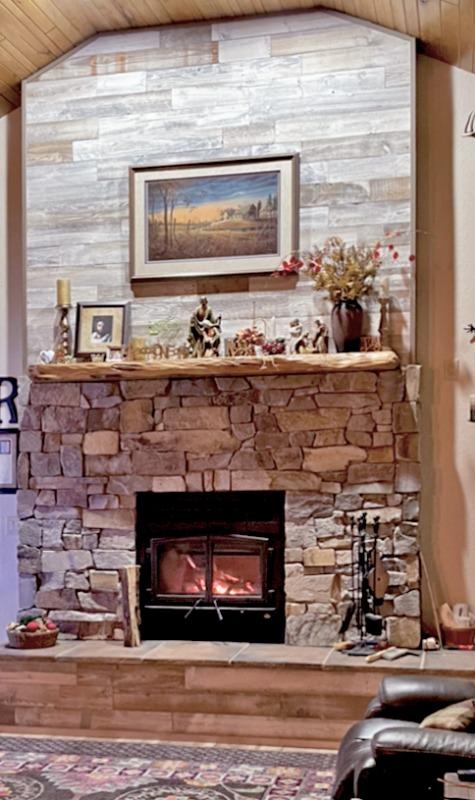 Sundance White Reclaimed Wood Planks - Customer Photo From Jeanene R.