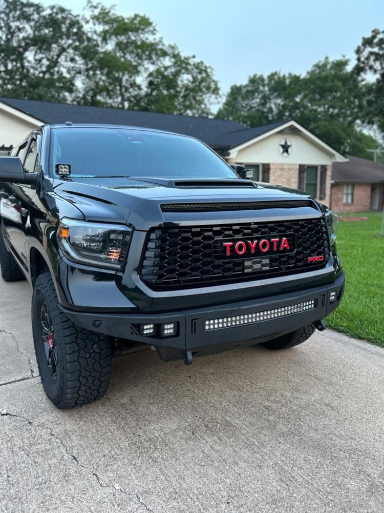 2014-2021 TOYOTA TUNDRA OCTANE FRONT WINCH BUMPER - Customer Photo From Peter Criaco