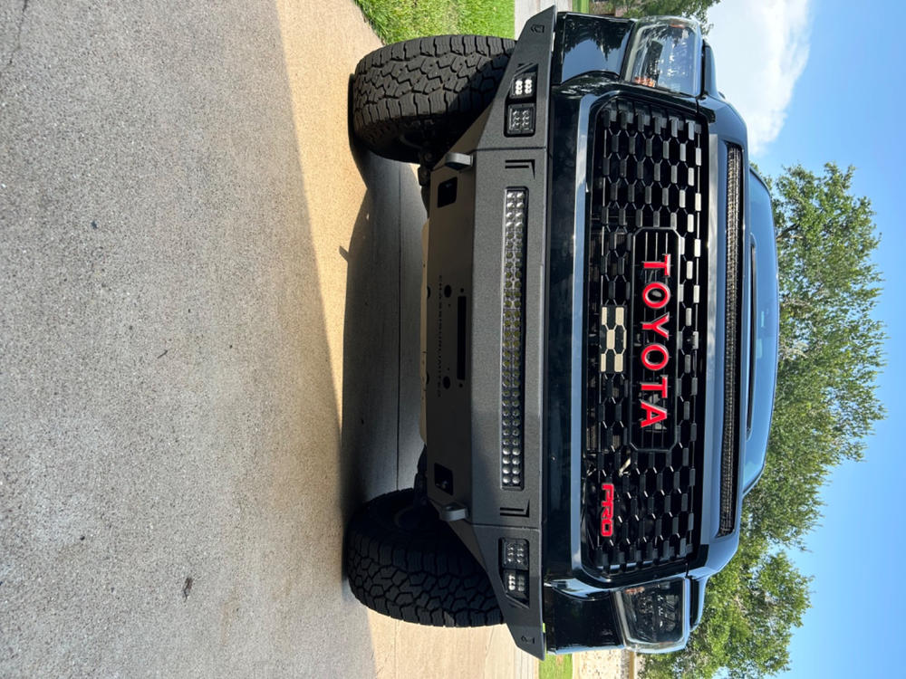 2014-2021 TOYOTA TUNDRA OCTANE FRONT WINCH BUMPER - Customer Photo From Peter Criaco