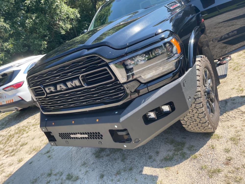 2019-2023 RAM 2500/3500 FUEL SERIES FRONT BUMPER - Customer Photo From Jason Coffee