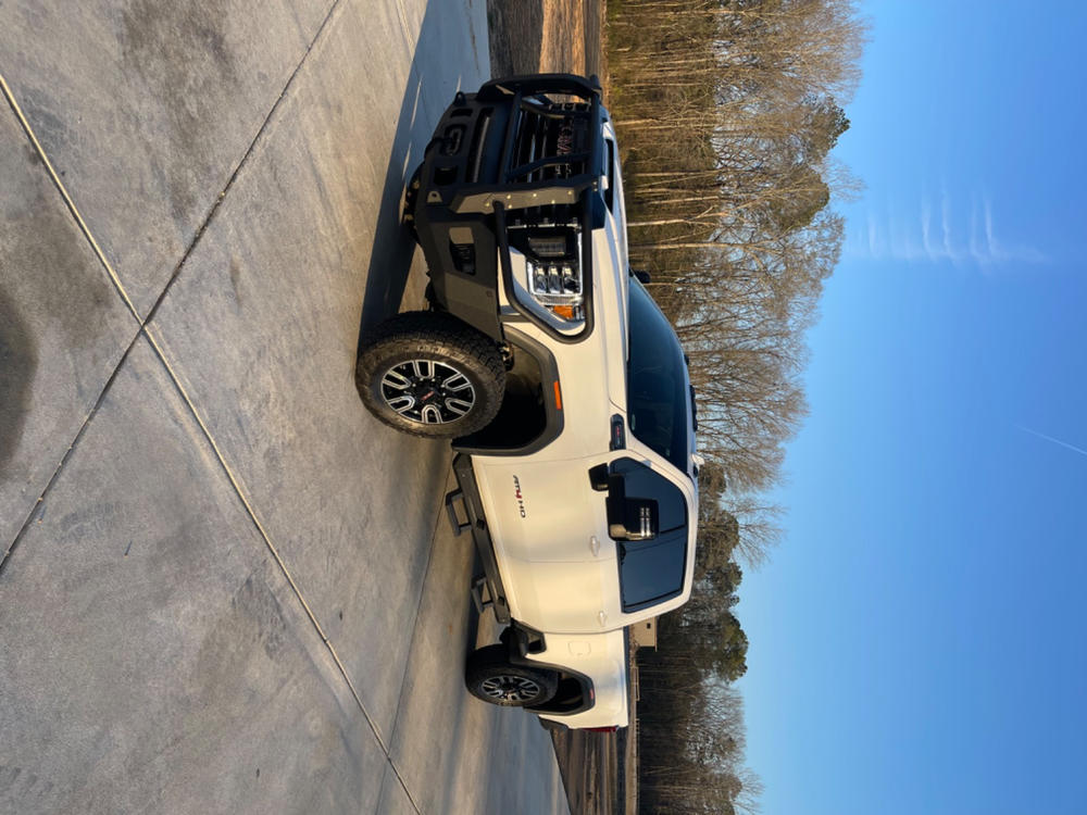 2020-2023 GMC SIERRA 2500/3500 ATTITUDE FRONT WINCH BUMPER W/ GUARD - Customer Photo From Brett Thompson