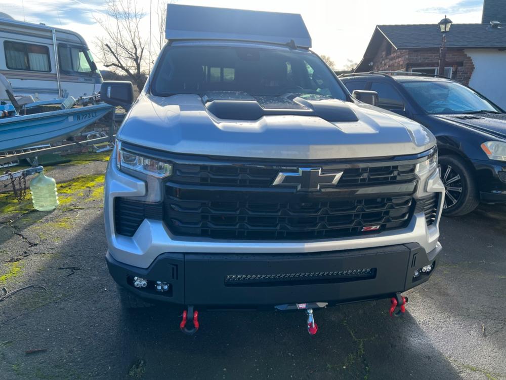 2022-2024 CHEVROLET SILVERADO 1500 OCTANE WINCH BUMPER - Customer Photo From John Craven