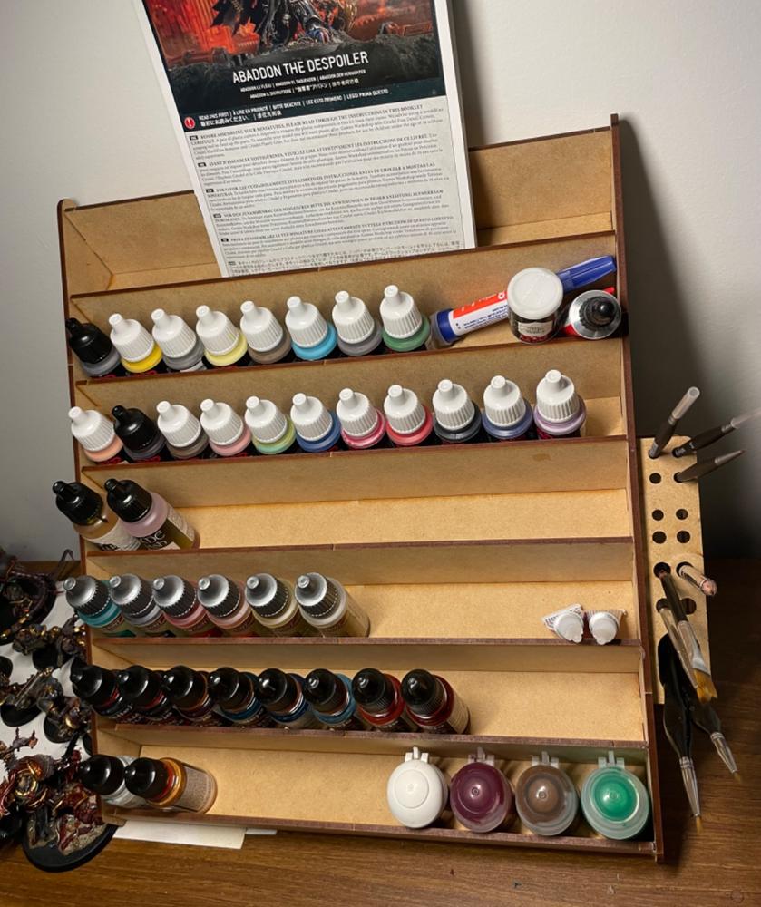 MDF Hobby Paint Rack - Customer Photo From Layla Madden