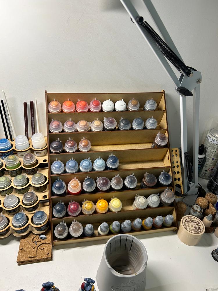 MDF Hobby Paint Rack - Customer Photo From Eleen Velasquez
