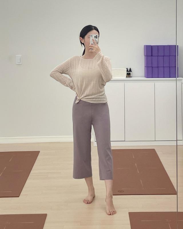 Airywin クロップドワイドレギンス | andar JAPAN