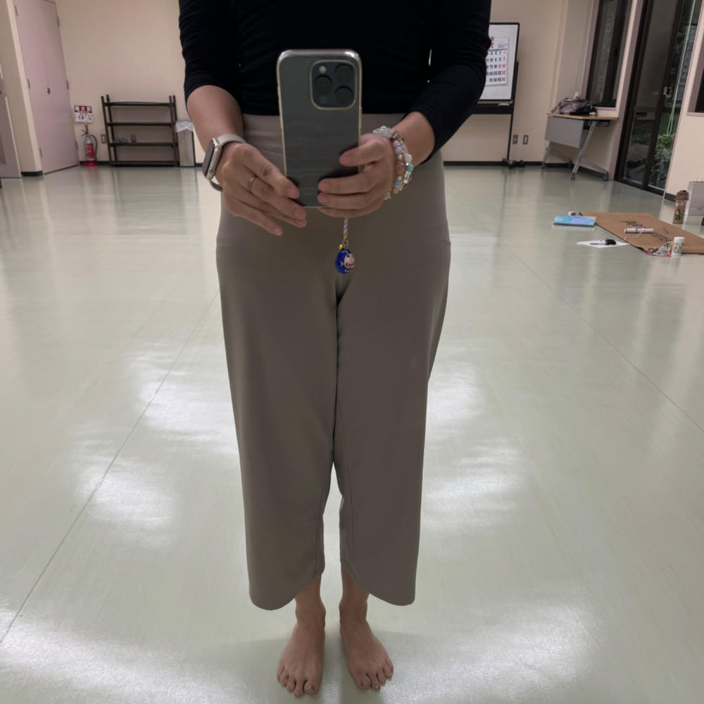 Airywin クロップドワイドレギンス | andar JAPAN