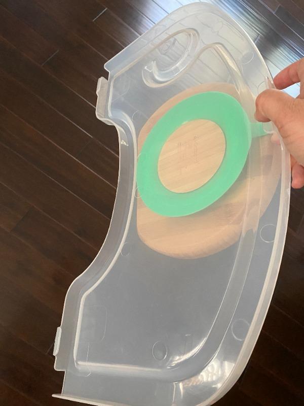 Bamboo Baby Suction Plate (Triangle) + Spoon - Customer Photo From Michelle