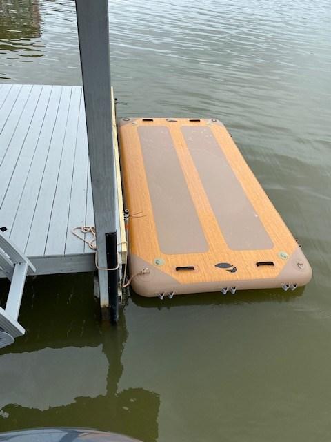 Utility Dock Loaded | Inflatable Dock and Swim Platform | 9' x 6' | Paddle North